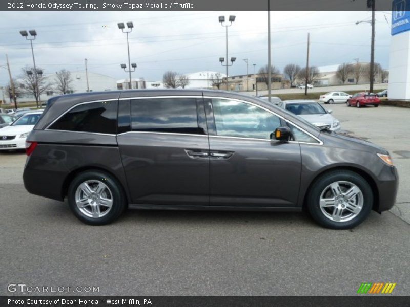 Smoky Topaz Metallic / Truffle 2012 Honda Odyssey Touring