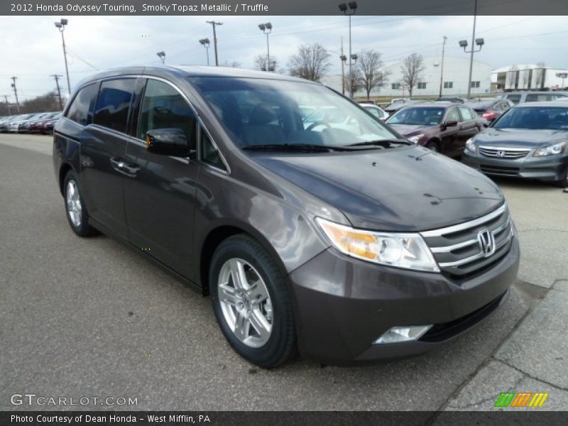 Smoky Topaz Metallic / Truffle 2012 Honda Odyssey Touring