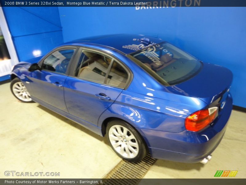 Montego Blue Metallic / Terra Dakota Leather 2008 BMW 3 Series 328xi Sedan