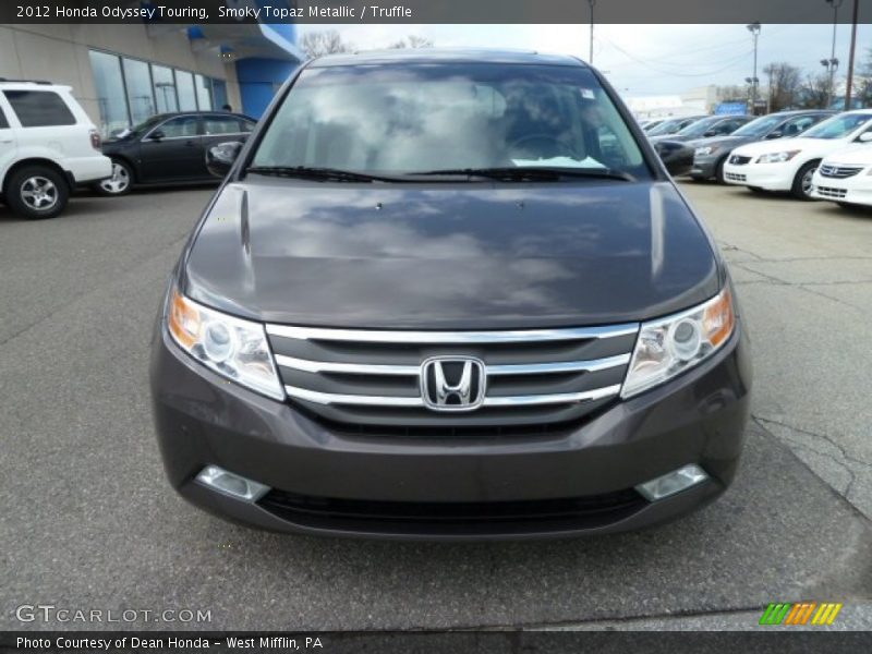 Smoky Topaz Metallic / Truffle 2012 Honda Odyssey Touring