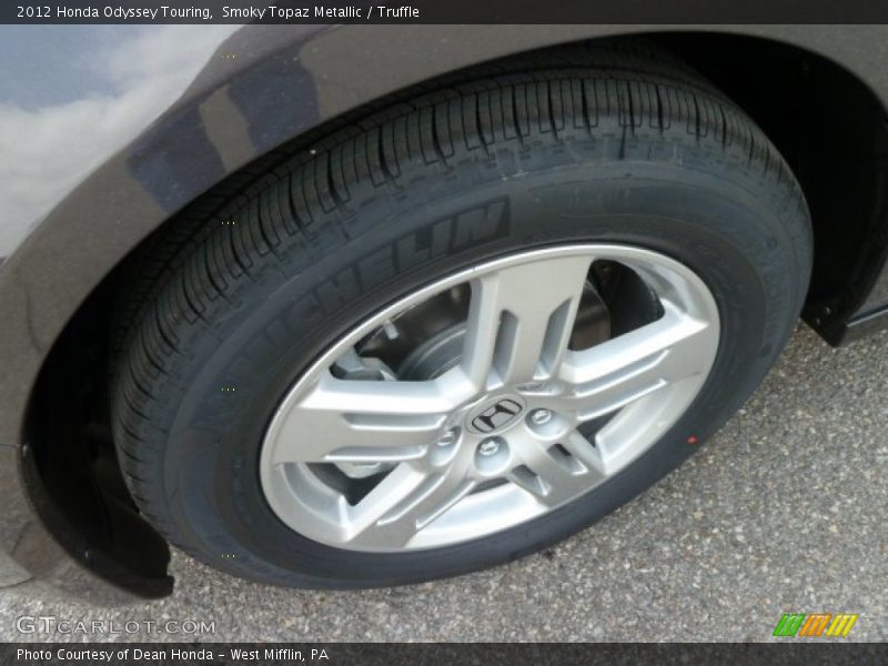 Smoky Topaz Metallic / Truffle 2012 Honda Odyssey Touring