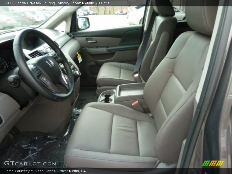 Smoky Topaz Metallic / Truffle 2012 Honda Odyssey Touring