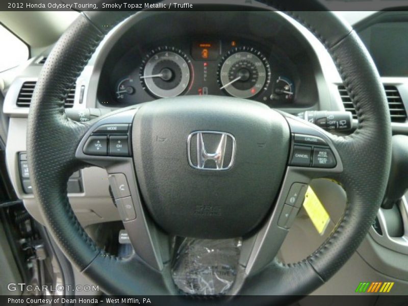 Smoky Topaz Metallic / Truffle 2012 Honda Odyssey Touring