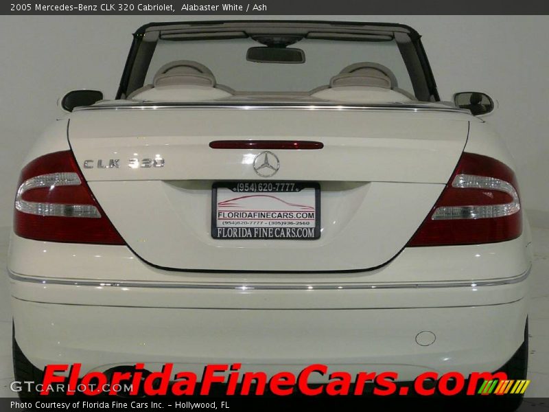 Alabaster White / Ash 2005 Mercedes-Benz CLK 320 Cabriolet