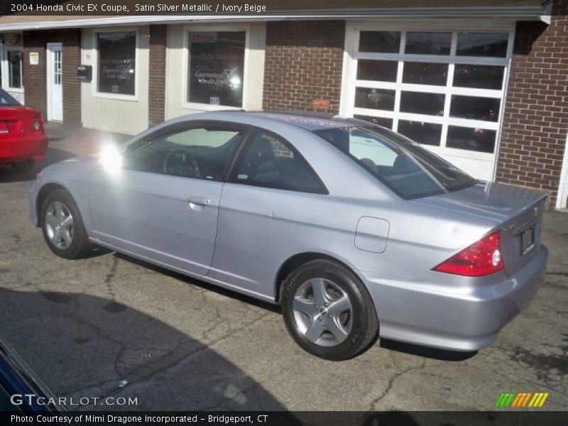 Satin Silver Metallic / Ivory Beige 2004 Honda Civic EX Coupe