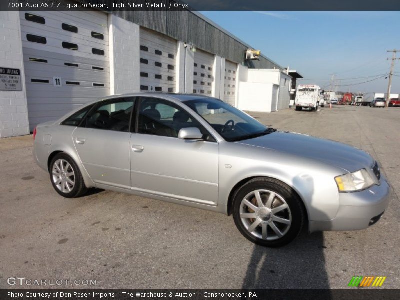 Light Silver Metallic / Onyx 2001 Audi A6 2.7T quattro Sedan