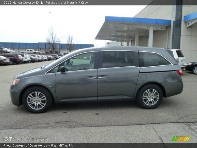 Polished Metal Metallic / Gray 2012 Honda Odyssey EX-L