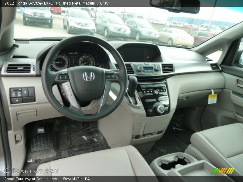 Polished Metal Metallic / Gray 2012 Honda Odyssey EX-L