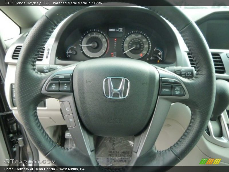 Polished Metal Metallic / Gray 2012 Honda Odyssey EX-L