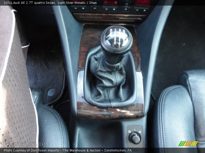 Light Silver Metallic / Onyx 2001 Audi A6 2.7T quattro Sedan