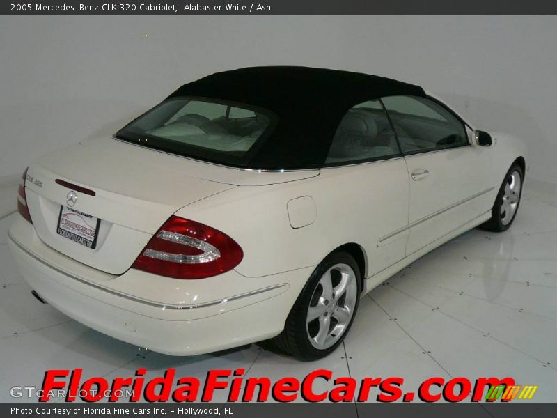 Alabaster White / Ash 2005 Mercedes-Benz CLK 320 Cabriolet