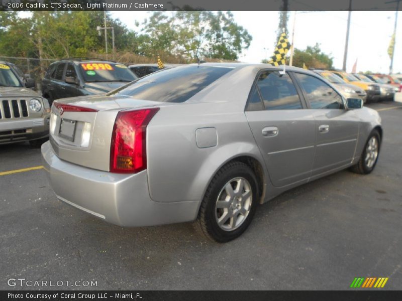 Light Platinum / Cashmere 2006 Cadillac CTS Sedan