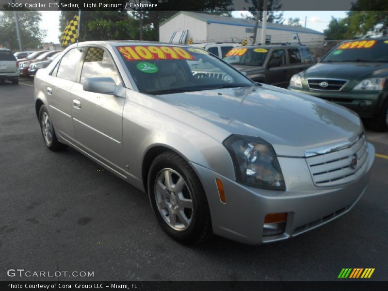 Light Platinum / Cashmere 2006 Cadillac CTS Sedan