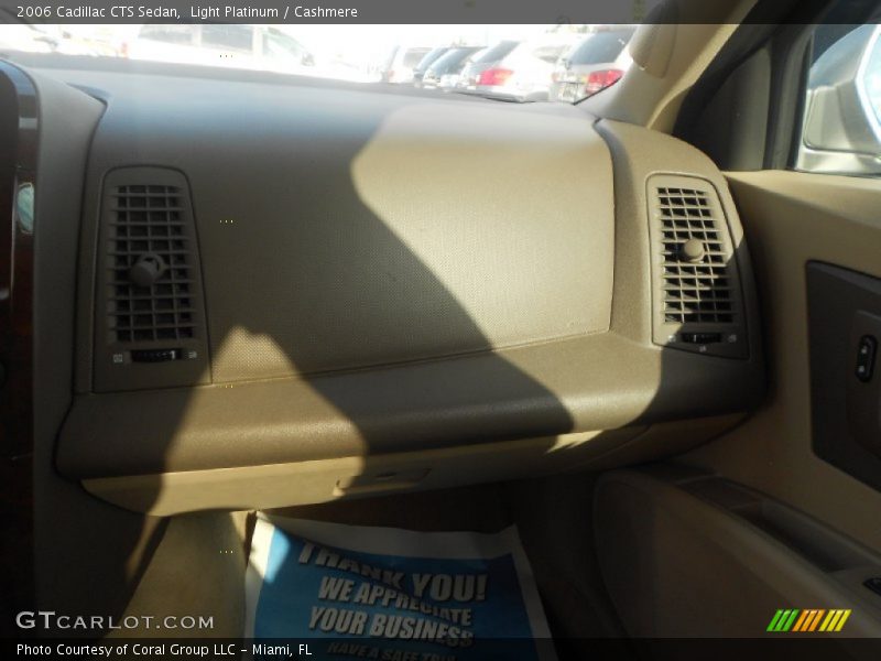 Light Platinum / Cashmere 2006 Cadillac CTS Sedan