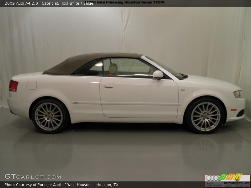 Ibis White / Beige 2009 Audi A4 2.0T Cabriolet