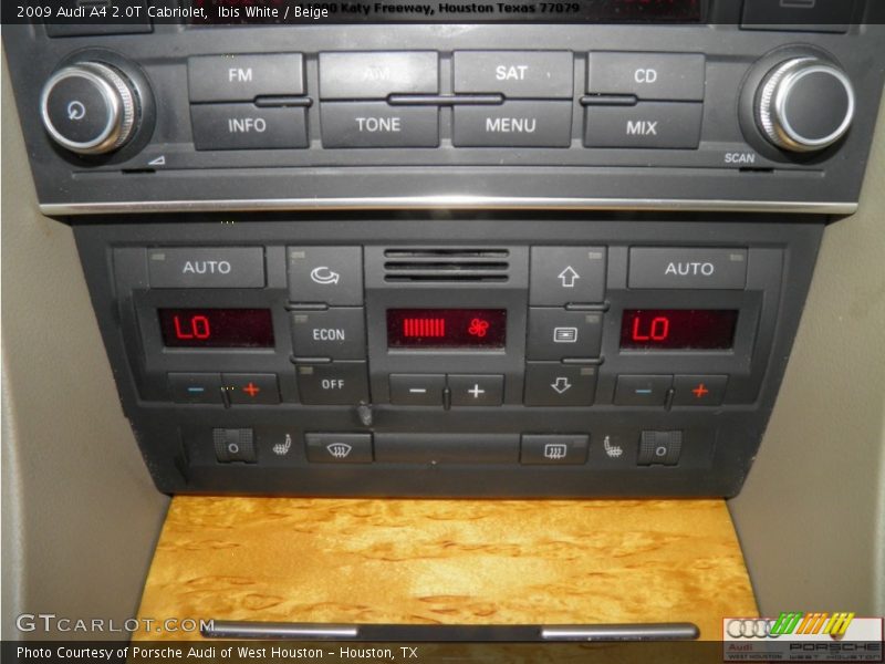 Ibis White / Beige 2009 Audi A4 2.0T Cabriolet
