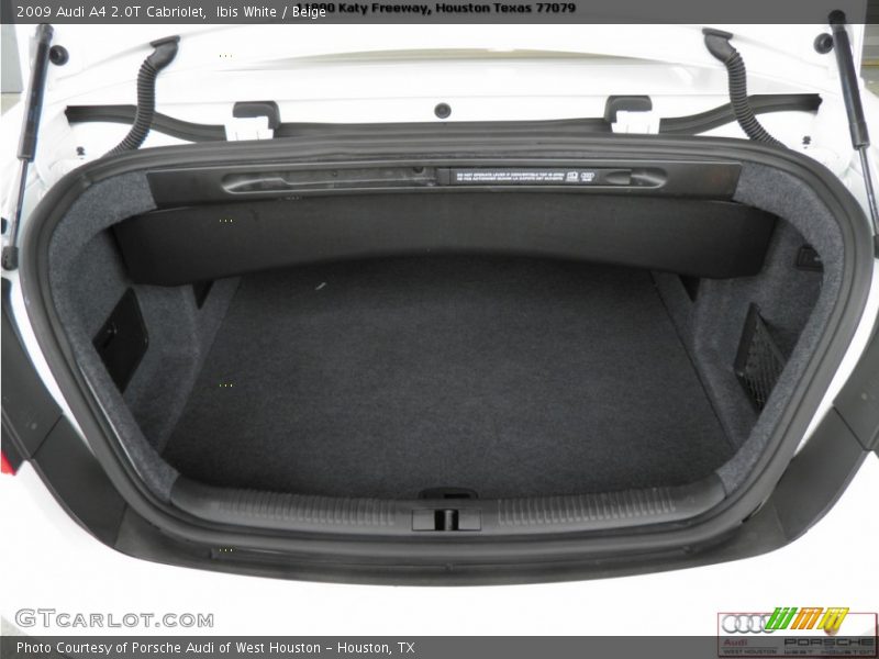 Ibis White / Beige 2009 Audi A4 2.0T Cabriolet