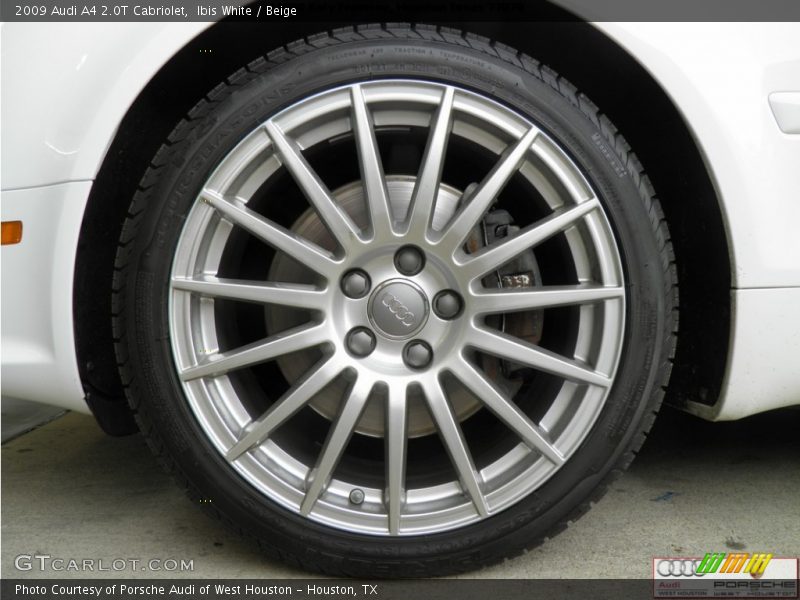 Ibis White / Beige 2009 Audi A4 2.0T Cabriolet