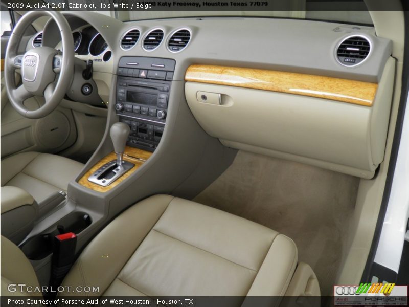 Ibis White / Beige 2009 Audi A4 2.0T Cabriolet