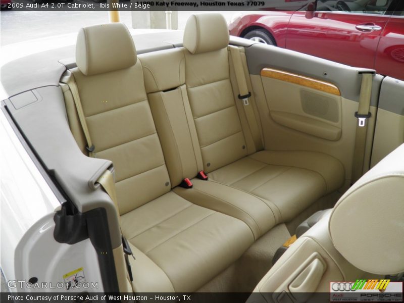 Ibis White / Beige 2009 Audi A4 2.0T Cabriolet