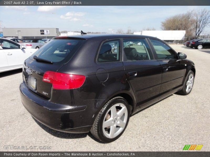 Lava Grey Pearl Effect / Black 2007 Audi A3 2.0T
