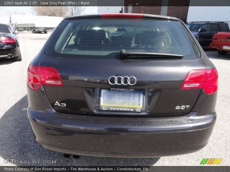 Lava Grey Pearl Effect / Black 2007 Audi A3 2.0T