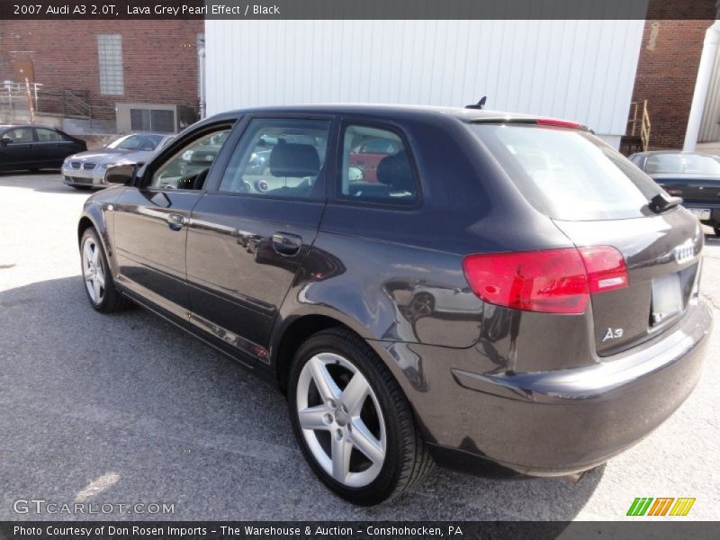 Lava Grey Pearl Effect / Black 2007 Audi A3 2.0T
