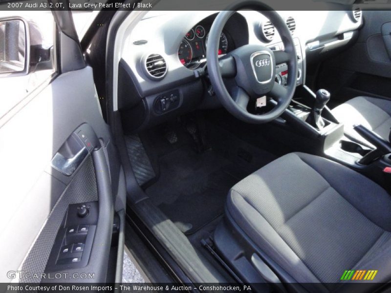 Lava Grey Pearl Effect / Black 2007 Audi A3 2.0T
