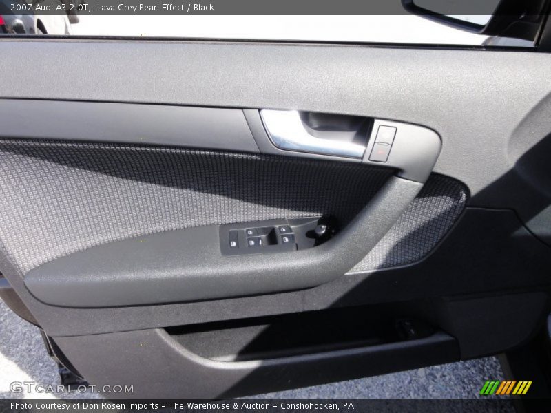 Lava Grey Pearl Effect / Black 2007 Audi A3 2.0T