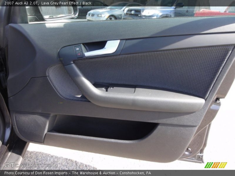 Lava Grey Pearl Effect / Black 2007 Audi A3 2.0T