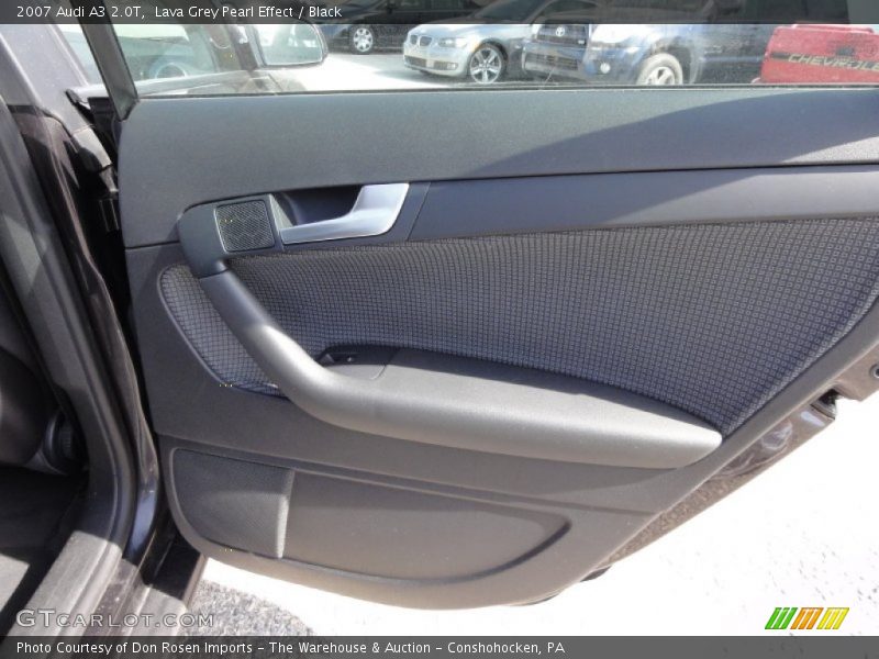 Lava Grey Pearl Effect / Black 2007 Audi A3 2.0T