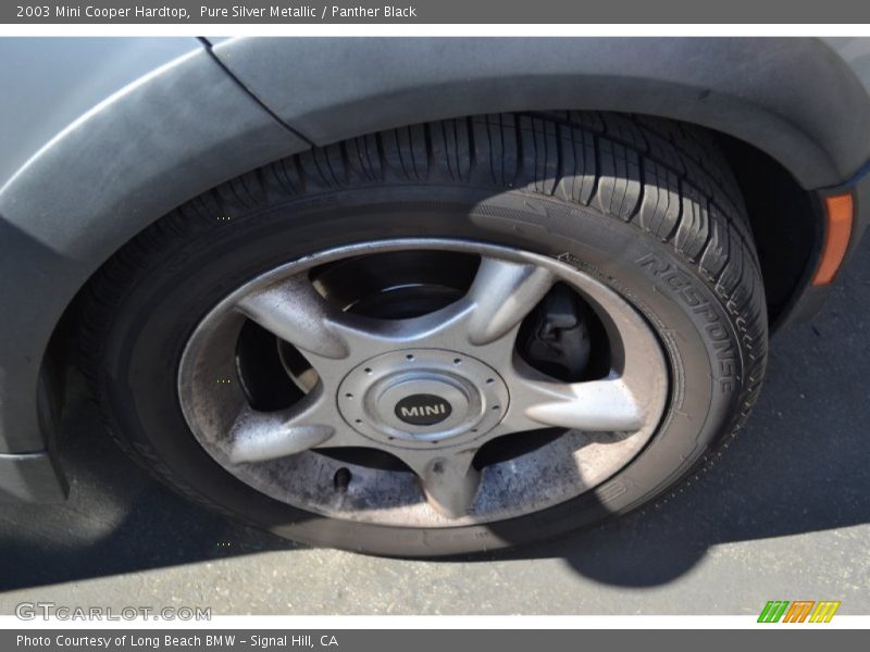 Pure Silver Metallic / Panther Black 2003 Mini Cooper Hardtop