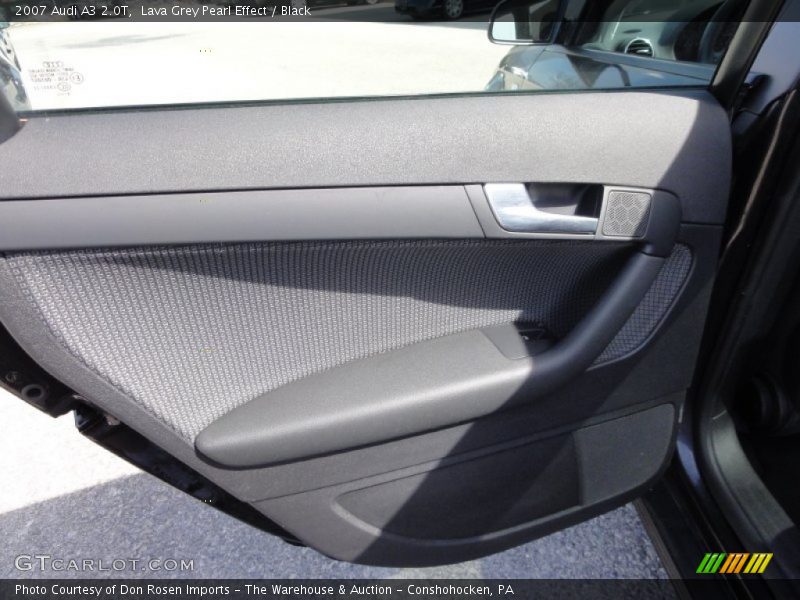 Lava Grey Pearl Effect / Black 2007 Audi A3 2.0T