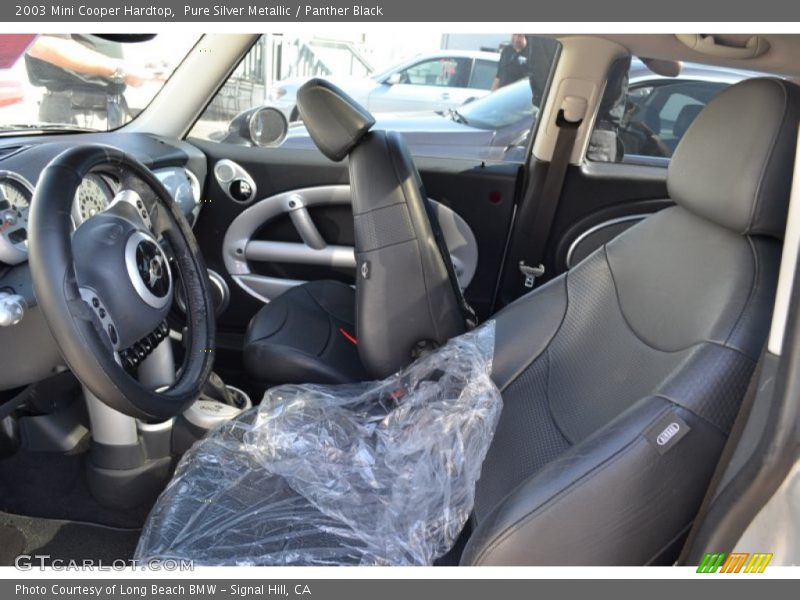 Pure Silver Metallic / Panther Black 2003 Mini Cooper Hardtop
