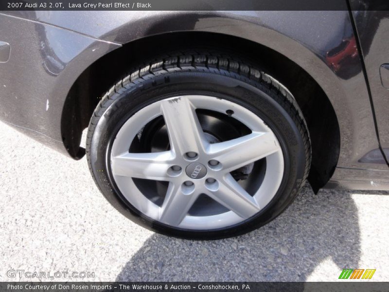 Lava Grey Pearl Effect / Black 2007 Audi A3 2.0T