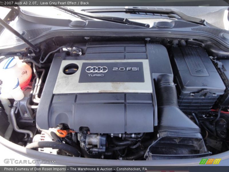 Lava Grey Pearl Effect / Black 2007 Audi A3 2.0T