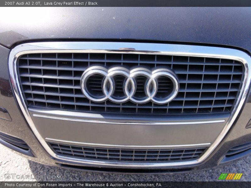 Lava Grey Pearl Effect / Black 2007 Audi A3 2.0T