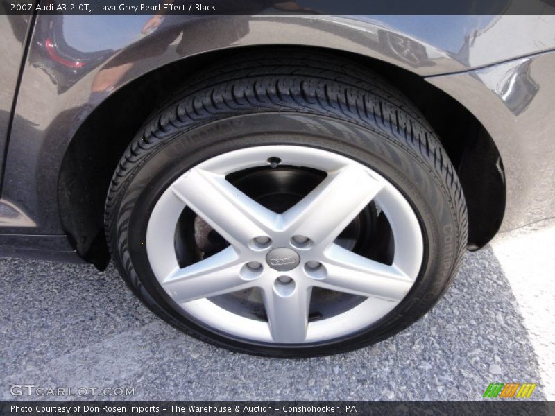 Lava Grey Pearl Effect / Black 2007 Audi A3 2.0T