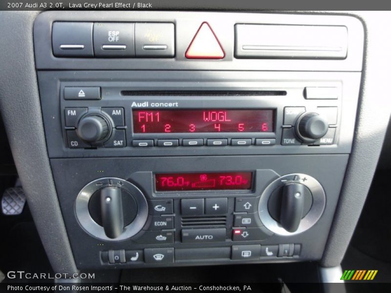 Lava Grey Pearl Effect / Black 2007 Audi A3 2.0T