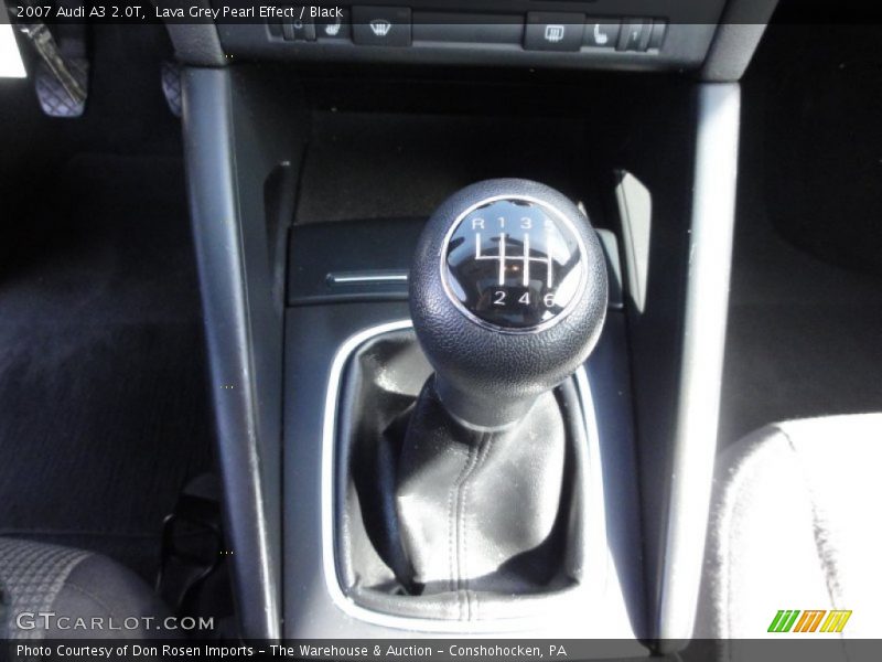 Lava Grey Pearl Effect / Black 2007 Audi A3 2.0T