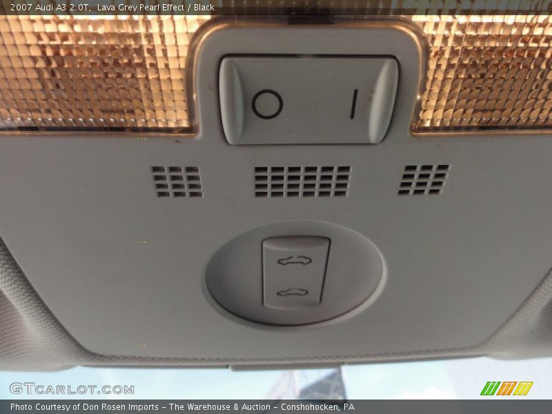 Lava Grey Pearl Effect / Black 2007 Audi A3 2.0T