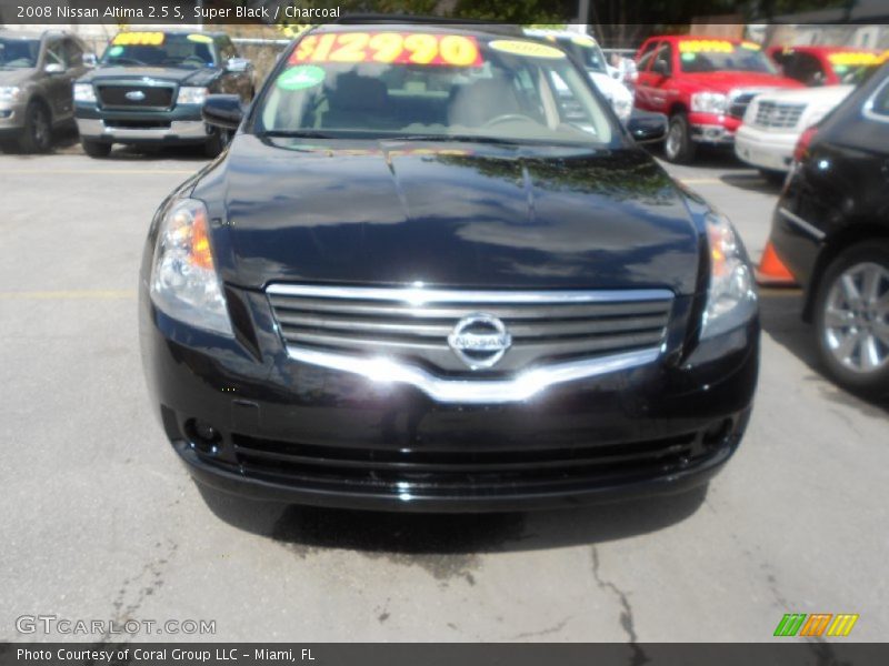 Super Black / Charcoal 2008 Nissan Altima 2.5 S