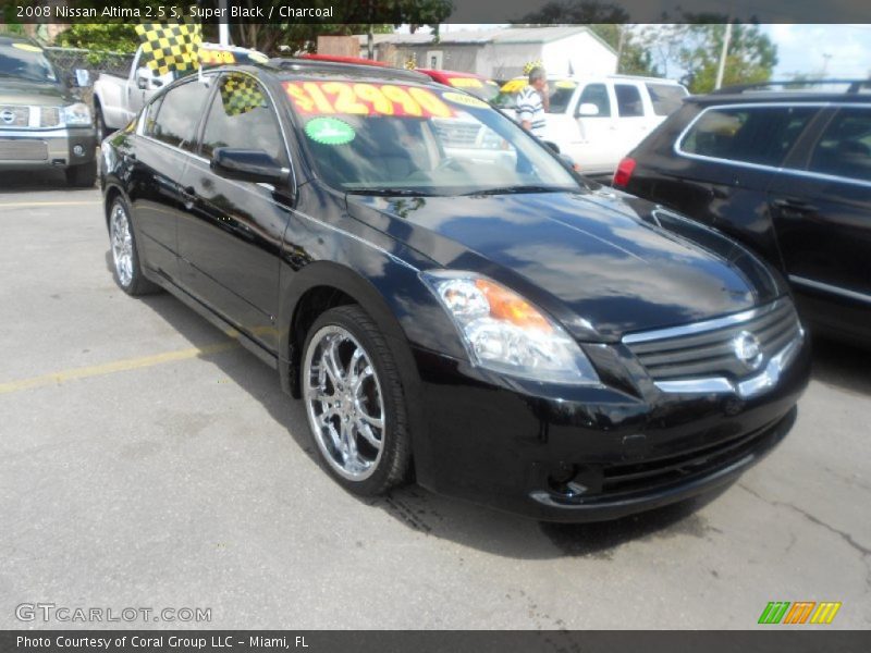 Super Black / Charcoal 2008 Nissan Altima 2.5 S