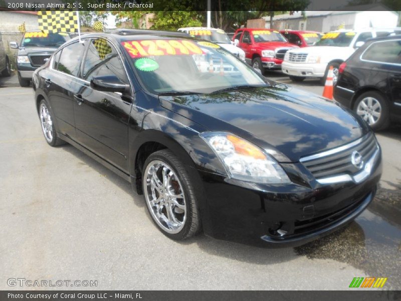 Super Black / Charcoal 2008 Nissan Altima 2.5 S
