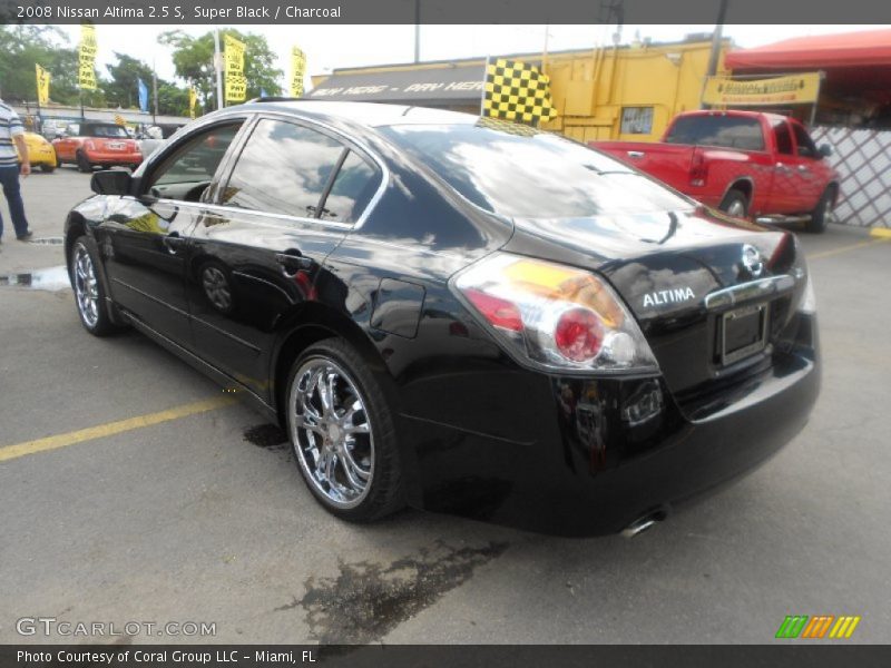 Super Black / Charcoal 2008 Nissan Altima 2.5 S