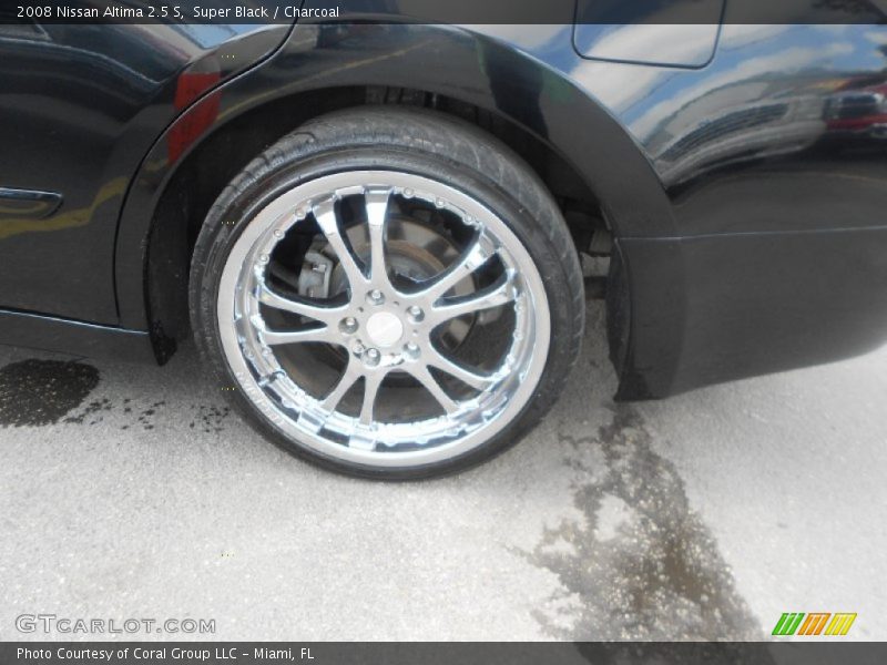 Super Black / Charcoal 2008 Nissan Altima 2.5 S