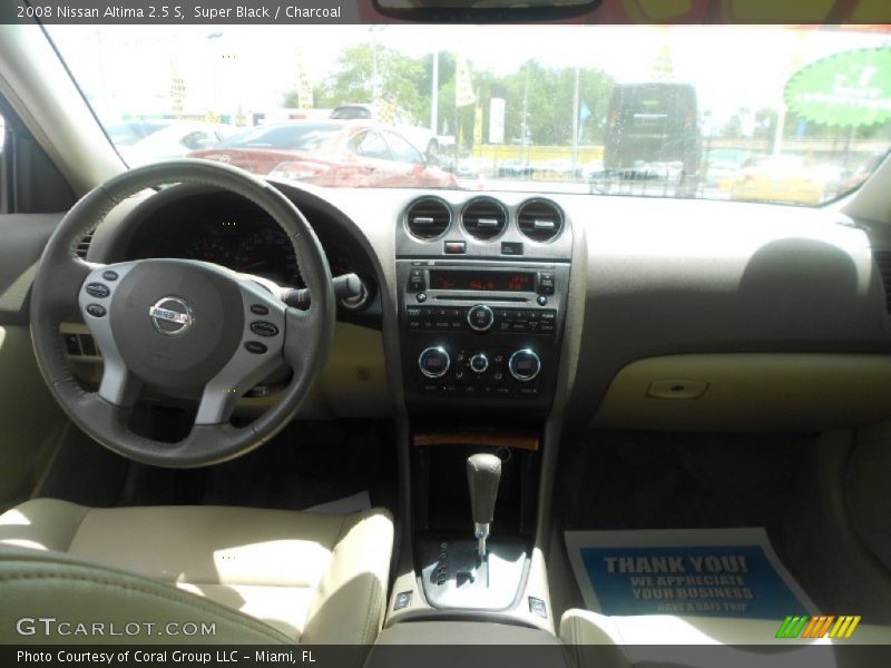 Super Black / Charcoal 2008 Nissan Altima 2.5 S