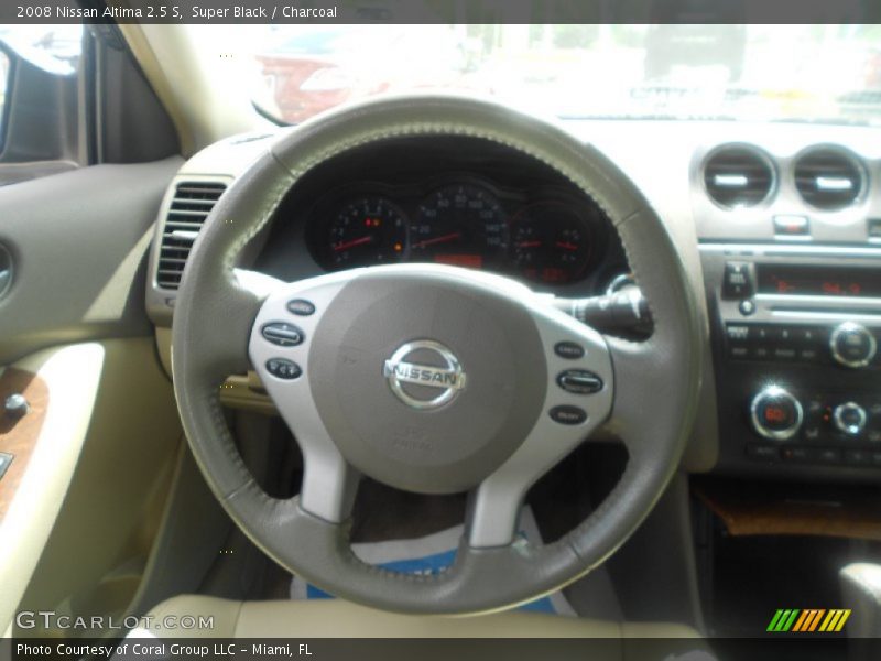 Super Black / Charcoal 2008 Nissan Altima 2.5 S