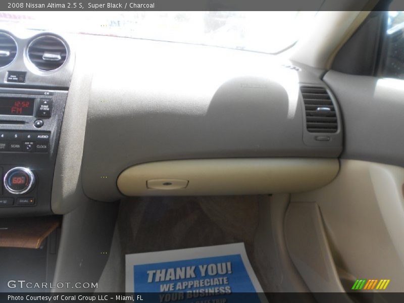 Super Black / Charcoal 2008 Nissan Altima 2.5 S