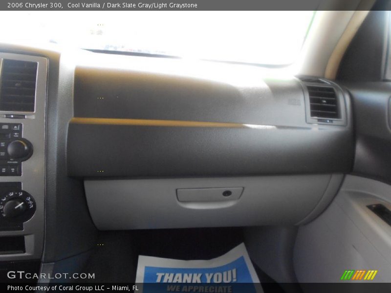 Cool Vanilla / Dark Slate Gray/Light Graystone 2006 Chrysler 300